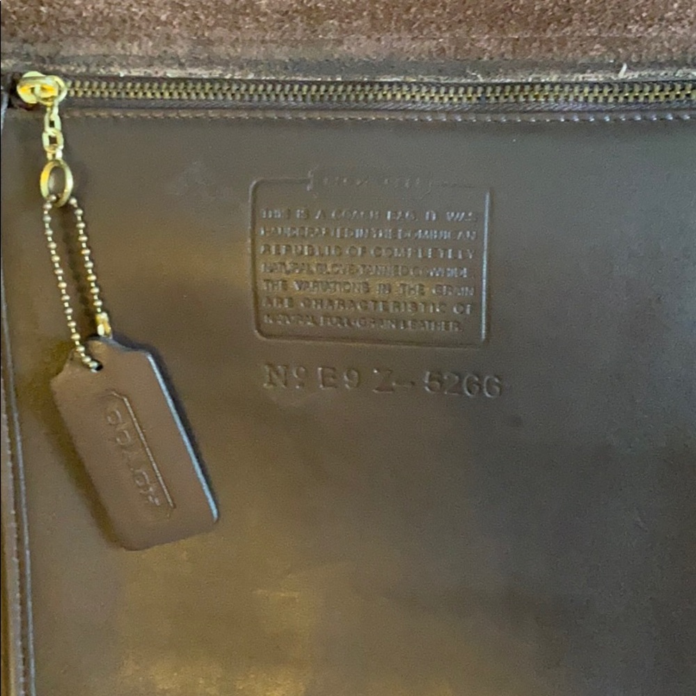 Coach leather messenger bag - Picture 10 of 11
